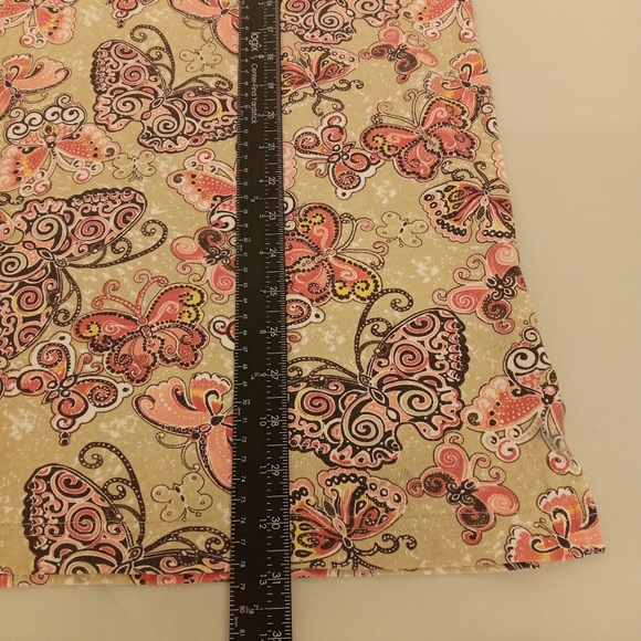 3X Butterfly print Fashion Bug scalloped neck Top - Picture 8 of 8